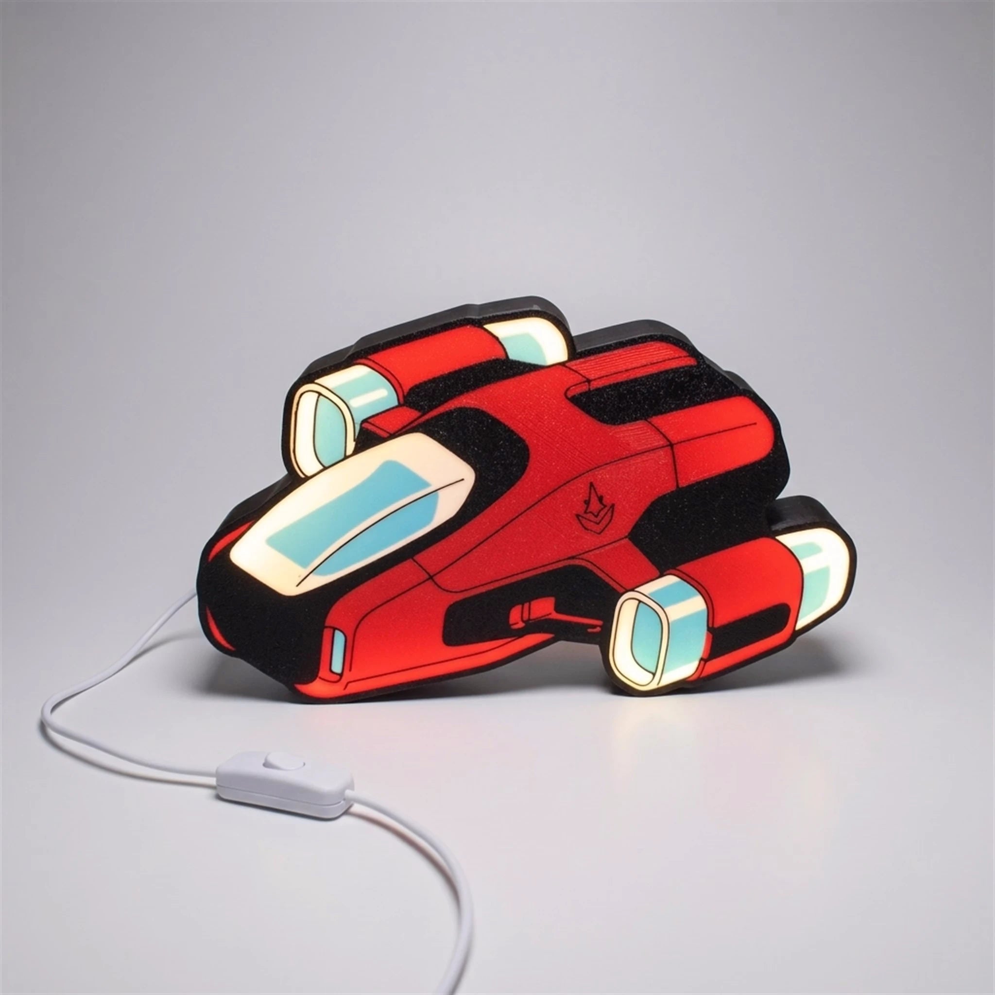 Lampka LED Statek Kosmiczny | funkcja ściemniania | zasilana z USB Drobiazgi 3D